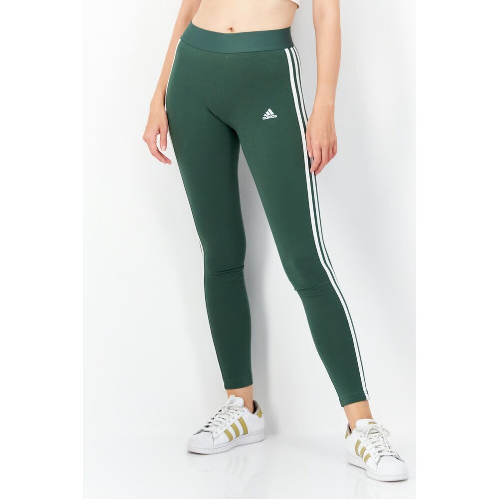Adidas Green White 3 Stripes Cotton Sportswear Workout Pants Size 2X
